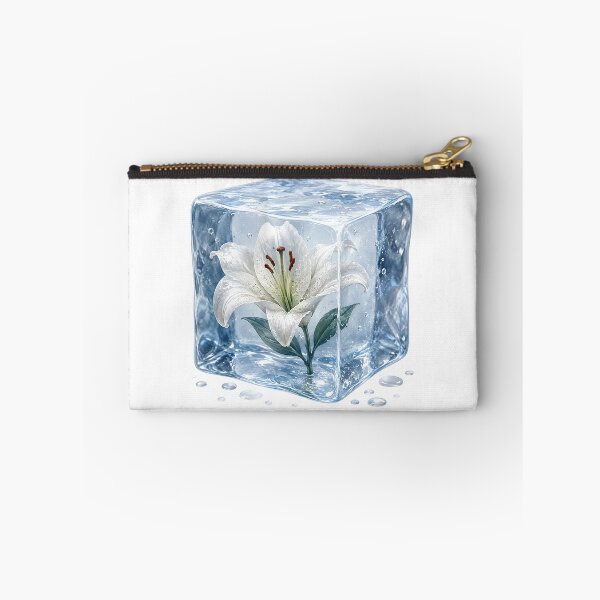 Item preview, White Lily in Crystal Ice Cube designed and sold by MichalHau.