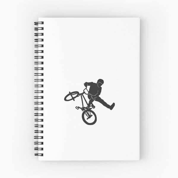 Item preview, BMX Rider Stunt Silhouette Extreme Cycling Action Design designed and sold by ZURIKO29.
