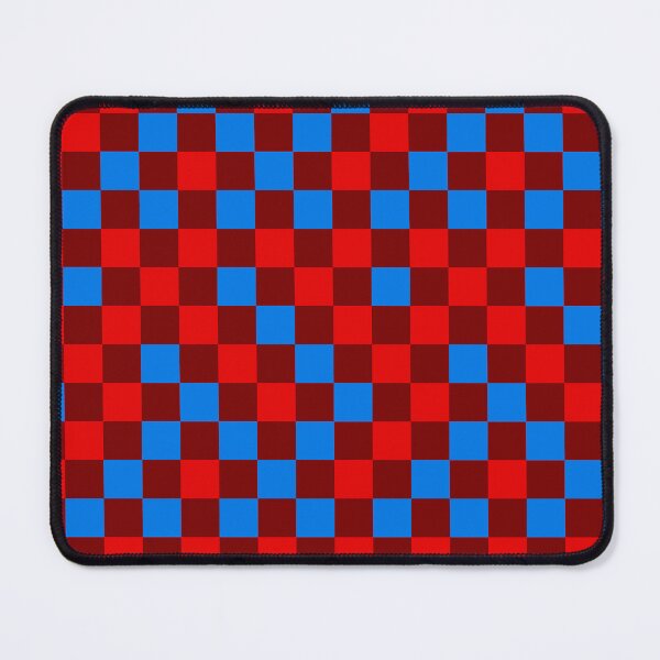 Item preview, Red Blue and Maroon Checkered Pattern Design designed and sold by PatternTitan.