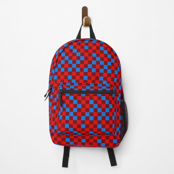 Item preview, Red Blue and Maroon Checkered Pattern Design designed and sold by PatternTitan.