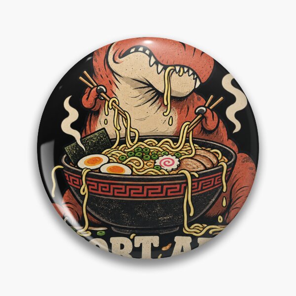 Item preview, T-Rex Ramen – Short Arms Long Noodles Funny Dinosaur Shirt designed and sold by mnkyride.