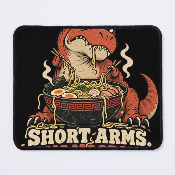 Item preview, T-Rex Ramen – Short Arms Long Noodles Funny Dinosaur Shirt designed and sold by mnkyride.