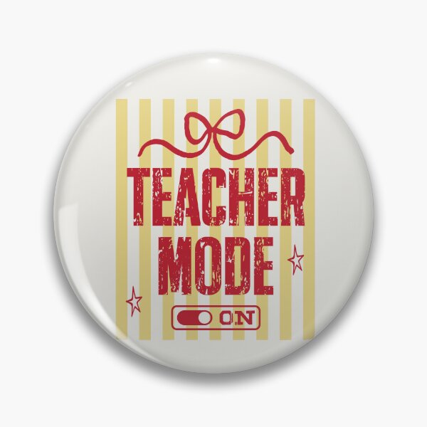 Item preview, Teacher Mode On Red Bow Classroom Teacher designed and sold by LASTIQUE-dd.