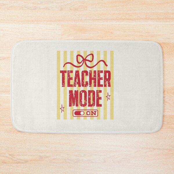 Item preview, Teacher Mode On Red Bow Classroom Teacher designed and sold by LASTIQUE-dd.
