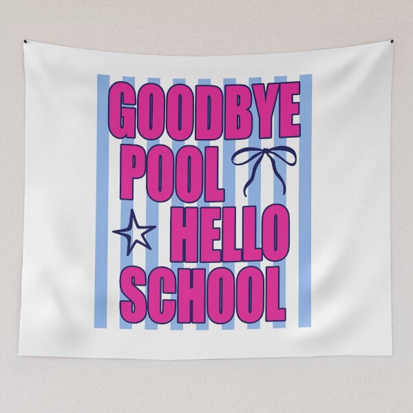 Item preview, Goodbye Pool Hello School Teacher Summer Break designed and sold by LASTIQUE-dd.