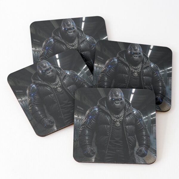 Item preview, Cyberpunk Gorilla Hypebeast Streetwear Subway Cyborg Art designed and sold by LazyDayzCo.