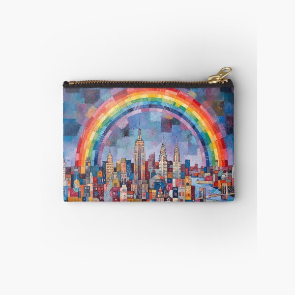 Item preview, Rainbow Over NYC Abstract Art designed and sold by Home Decor Art.