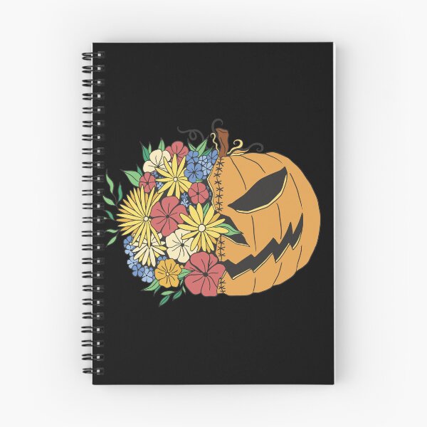 Item preview, Floral Jack O Lantern Pumpkin Fall Autumn Spooky Cute designed and sold by Hilal-Studio.