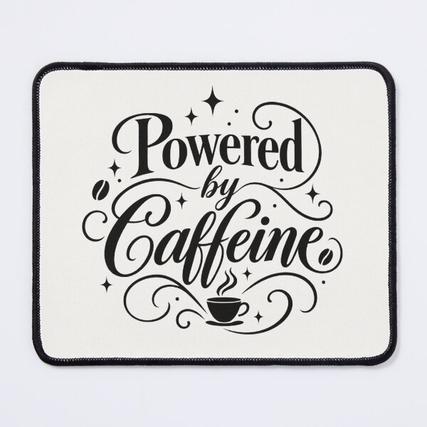 Item preview, Powered By Caffeine designed and sold by Neurodivergent Gals.