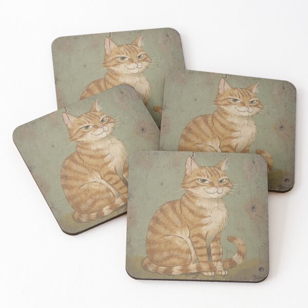 Item preview, Smug Orange Tabby Side-Eye designed and sold by PictorialWhimsy.