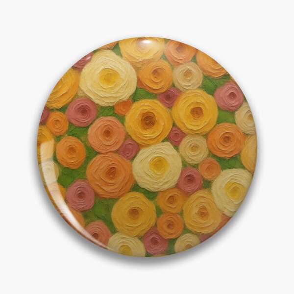 Item preview, Warm Autumn Floral Seamless Pattern Oil Paint Rose Art designed and sold by Fine-Arts-Lab.