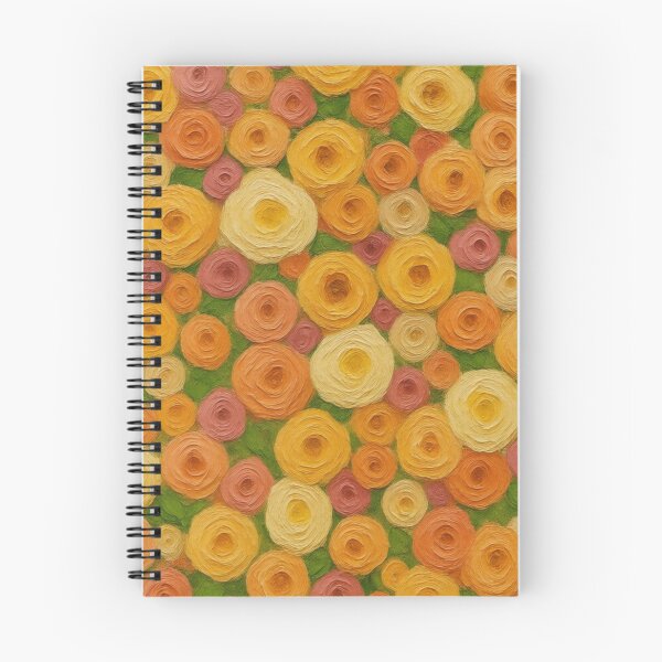 Item preview, Warm Autumn Floral Seamless Pattern Oil Paint Rose Art designed and sold by Fine-Arts-Lab.