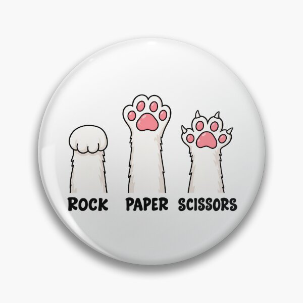 Item preview, Funny Cat Paw - Rock Paper Scissors designed and sold by Rtcraftani.