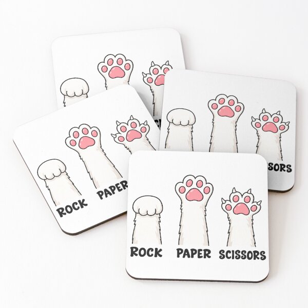 Item preview, Funny Cat Paw - Rock Paper Scissors designed and sold by Rtcraftani.