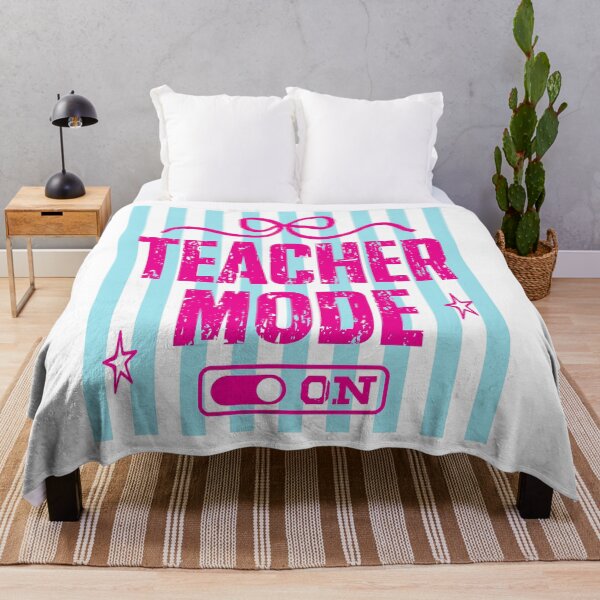 Item preview, Teacher Mode On Pink Stripe Teacher Gift designed and sold by LASTIQUE-dd.