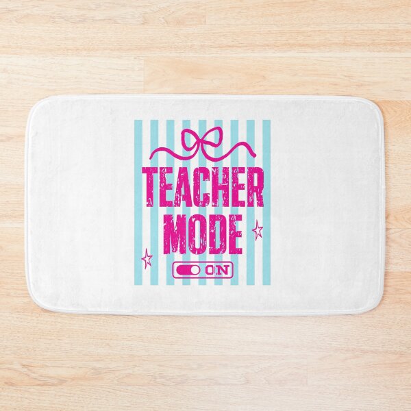 Item preview, Teacher Mode On Pink Stripe Teacher Gift designed and sold by LASTIQUE-dd.