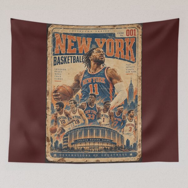 Item preview, Vintage New York Basketball Collector Card No. 001 – Generations of Greatness designed and sold by LuluLeb.