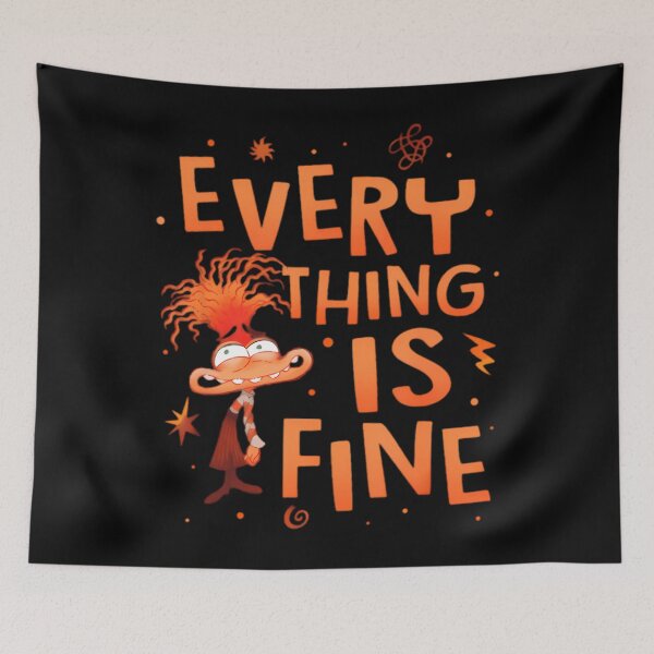 Item preview, Everything Is Fine Anxietys Inside Out 2 Anxietys designed and sold by emmamartist.