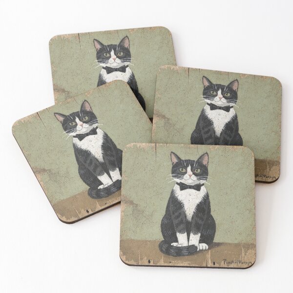 Item preview, Prim and Proper Tuxedo Cat designed and sold by PictorialWhimsy.