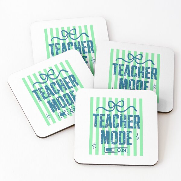 Item preview, Teacher Mode On Green Stripe Educator Gift designed and sold by LASTIQUE-dd.
