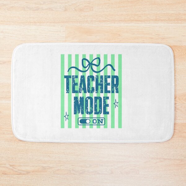 Item preview, Teacher Mode On Green Stripe Educator Gift designed and sold by LASTIQUE-dd.