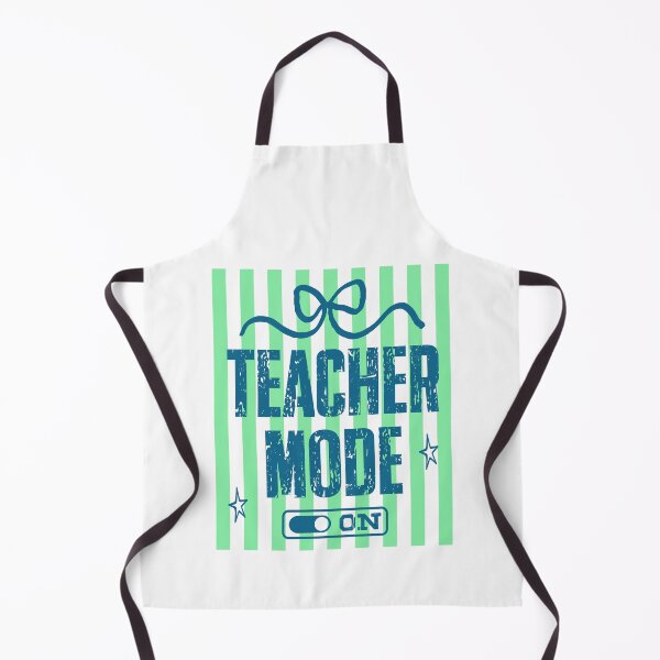 Item preview, Teacher Mode On Green Stripe Educator Gift designed and sold by LASTIQUE-dd.