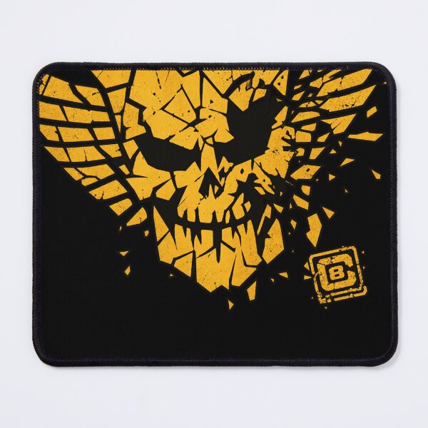 Item preview, EASY TO FIND Shattered Winged Skull – Gold Grunge Gothic Punk Skull Art designed and sold by Aflahshopy7.