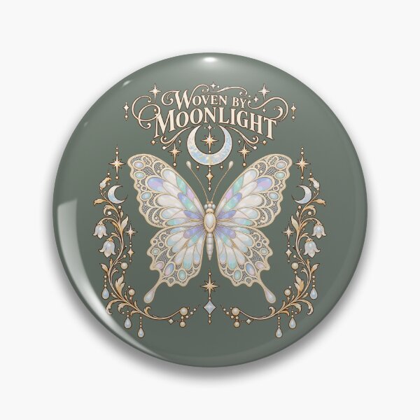 Item preview, Woven by moonlight - Laced mother-of-pearl butterfly designed and sold by etherElric.