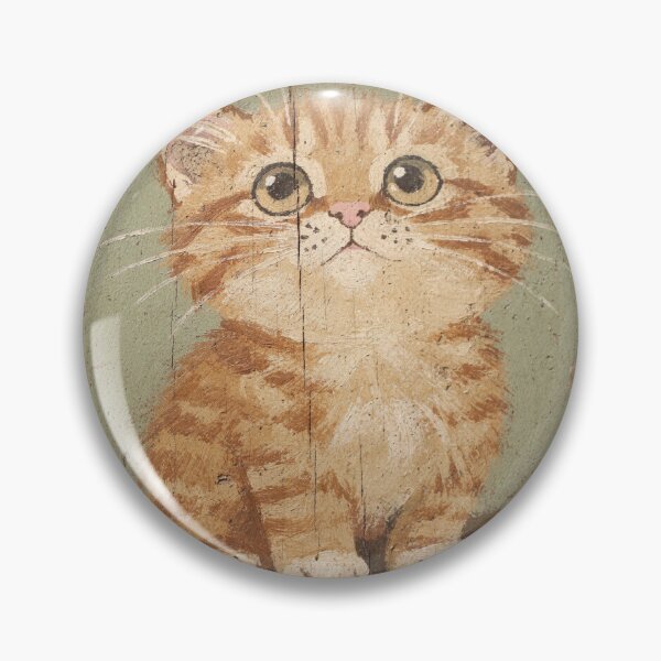 Item preview, Wide-Eyed Ginger Kitten designed and sold by PictorialWhimsy.