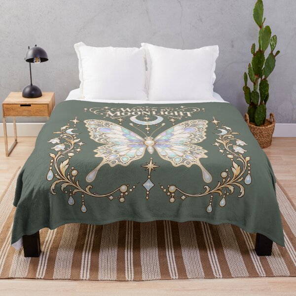 Item preview, Woven by moonlight - Laced mother-of-pearl butterfly designed and sold by etherElric.