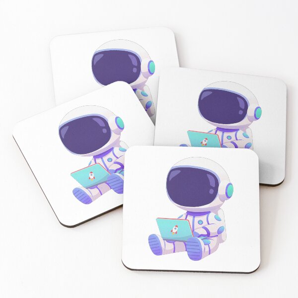 Item preview, Cute Astronaut with Laptop designed and sold by STOXT.