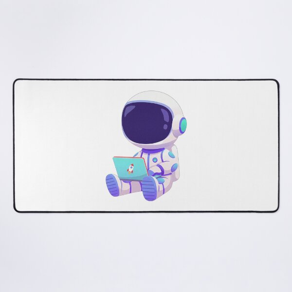 Item preview, Cute Astronaut with Laptop designed and sold by SROXT.
