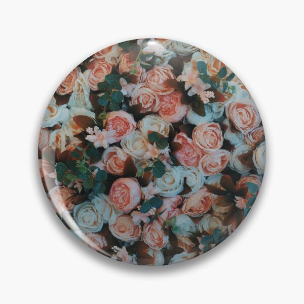 Item preview, Vintage Pink Blue Rose Floral Seamless Pattern Aesthetic Art designed and sold by Fine-Arts-Lab.