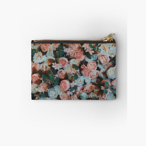 Item preview, Vintage Pink Blue Rose Floral Seamless Pattern Aesthetic Art designed and sold by Fine-Arts-Lab.