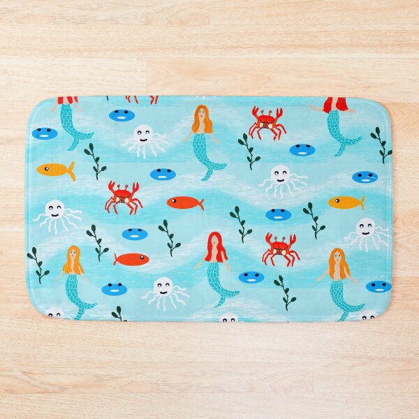 Item preview, Playful Ocean Creatures and Mermaids designed and sold by Elaine M Hayward .