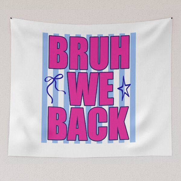 Item preview, Bruh We Back Funny Back School Quote designed and sold by LASTIQUE-dd.
