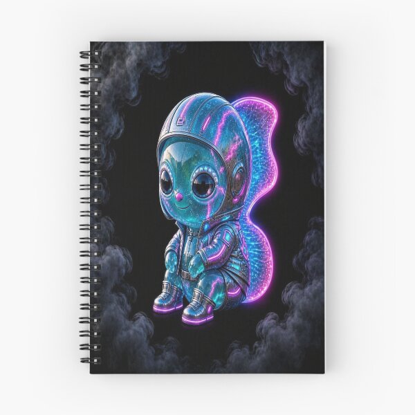 Item preview, Cute Cyberpunk Astronaut Alien designed and sold by Breezes-of-Ida.