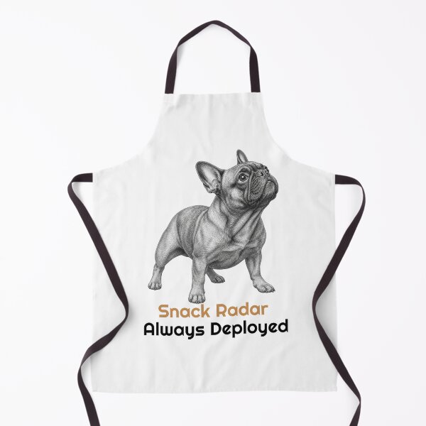Item preview, Funny French Bulldog Snack Radar Quote designed and sold by bluesquidink.