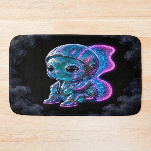 Item preview, Cute Cyberpunk Astronaut Alien designed and sold by Breezes-of-Ida.