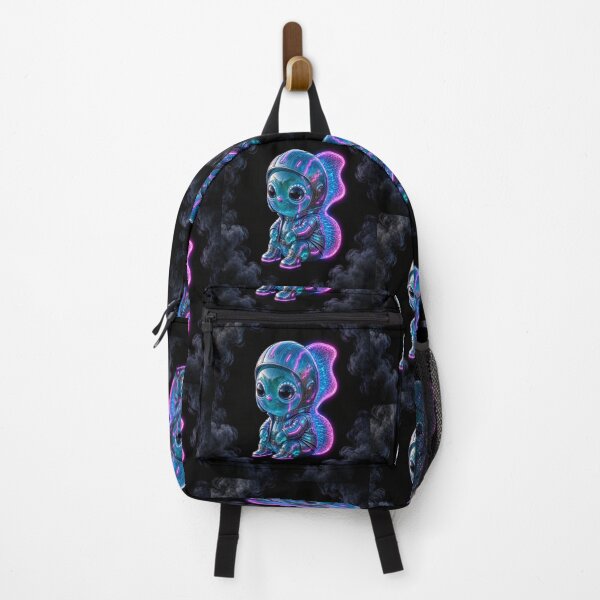Item preview, Cute Cyberpunk Astronaut Alien designed and sold by Breezes-of-Ida.