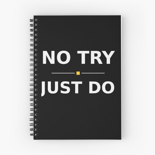 Item preview, No Try, Just Do - Simple designed and sold by Fishcake: The Shop.