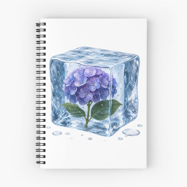 Item preview, Purple Hydrangea in Crystal Ice Cube designed and sold by MichalHau.