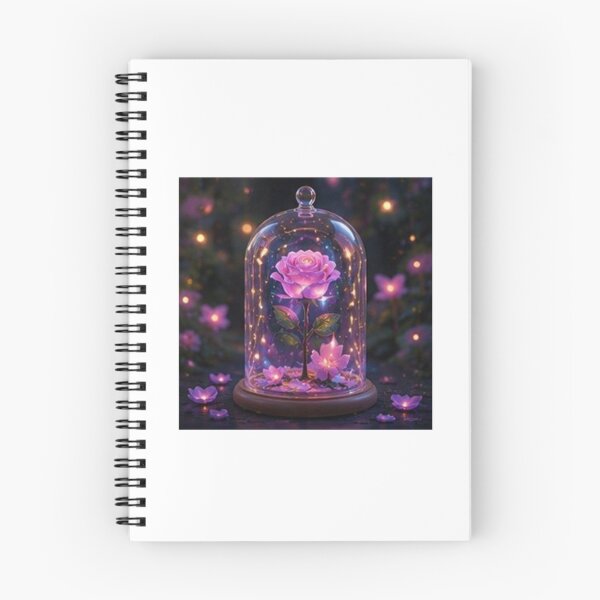 Item preview, Enchanted Pink Rose in Glass Dome designed and sold by ThilankaDesign.