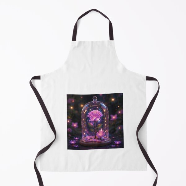 Item preview, Enchanted Pink Rose in Glass Dome designed and sold by ThilankaDesign.