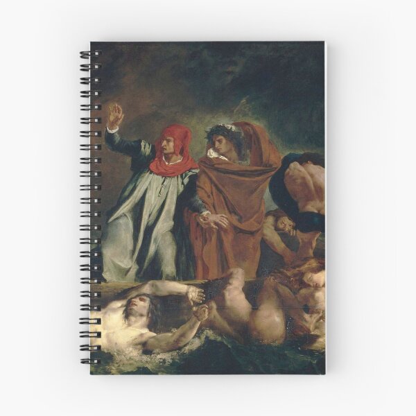 Item preview, The Barque of Dante — Delacroix | Romantic and dramatic painting designed and sold by Shoupay.