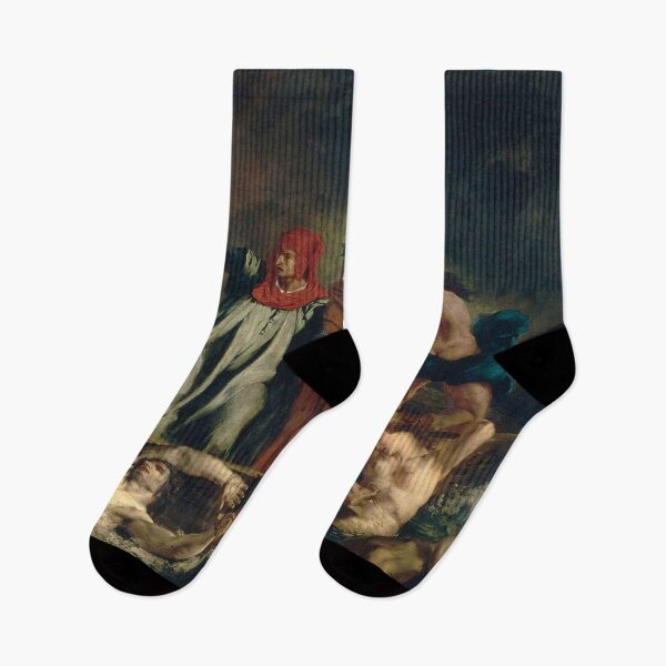 Item preview, The Barque of Dante — Delacroix | Romantic and dramatic painting designed and sold by Shoupay.