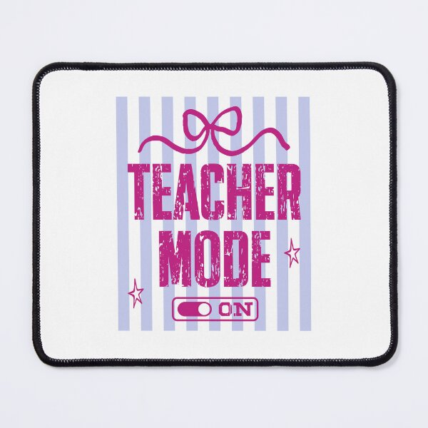 Item preview, Teacher Mode On Purple Stripe School Teacher designed and sold by LASTIQUE-dd.