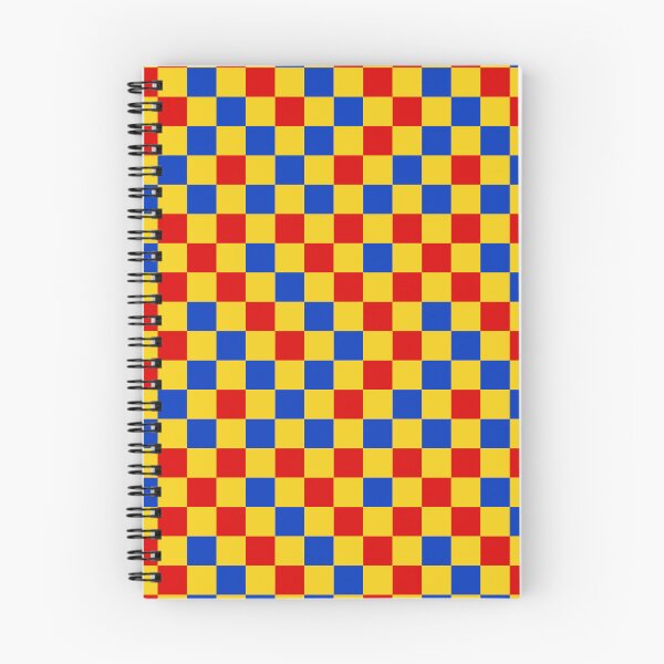 Item preview, Red Blue and Yellow Checkered Pattern Design   designed and sold by PatternTitan.