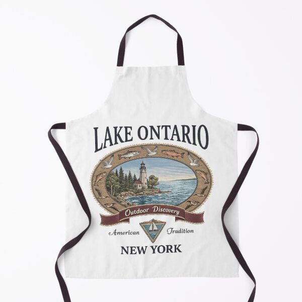 Item preview, Vintage Lake Ontario Great Lakes New York Retro Fishing Boating Outdoor designed and sold by Thread&Fable.