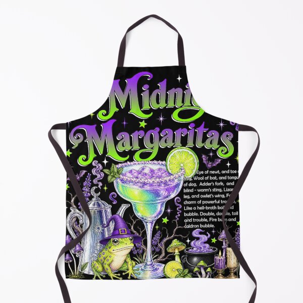 Item preview, Vintage Midnight Margaritas Witch Halloween Magical Cocktail  designed and sold by Melissanet.